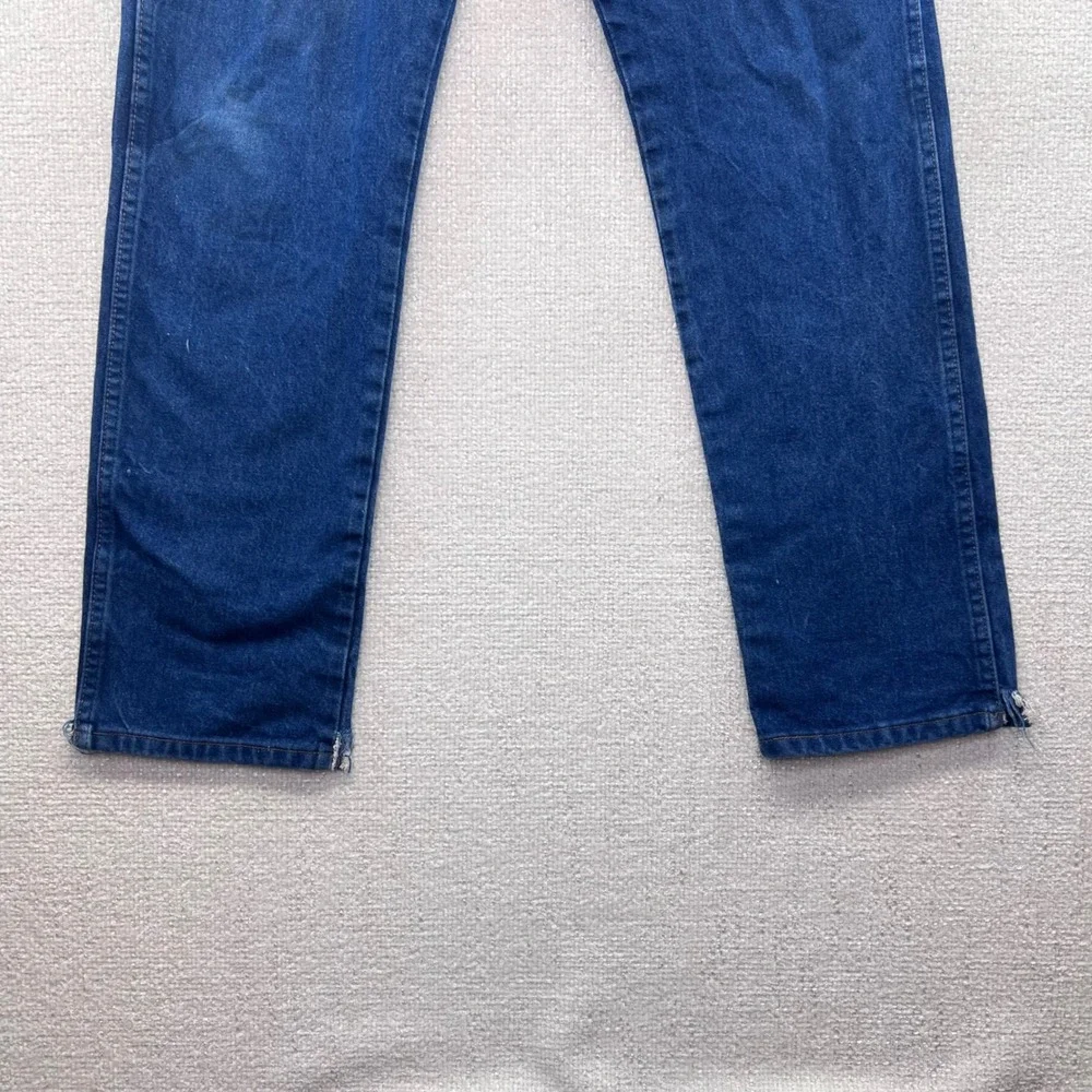 Wrangler‎ 13MWZ Cowboy Cut Jeans Men's 35x32 Blue Denim Original Fit Zipper Leg